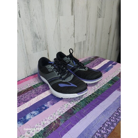 Brooks Pure Cadence 6 Women's Size 8 B (Medium) Running Shoes Black Purple - Picture 1 of 10